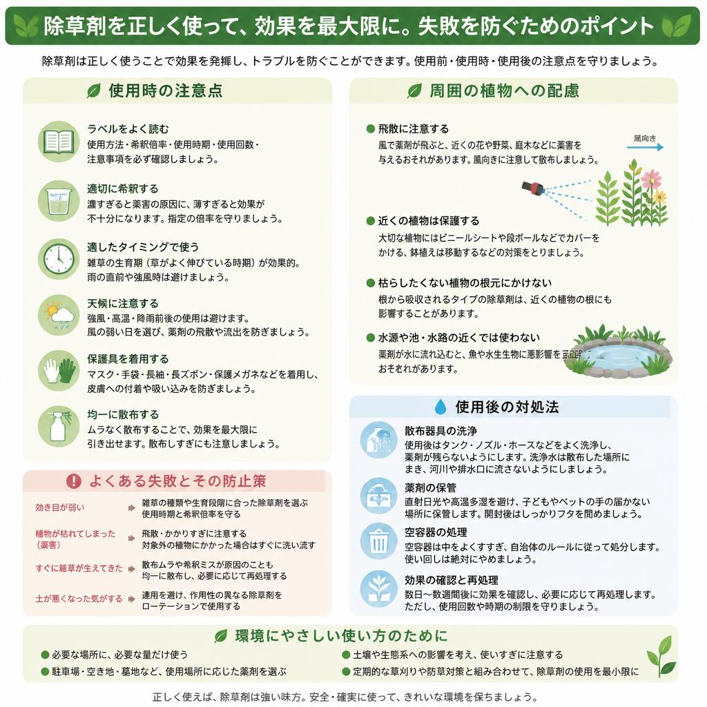 注意すべきポイント