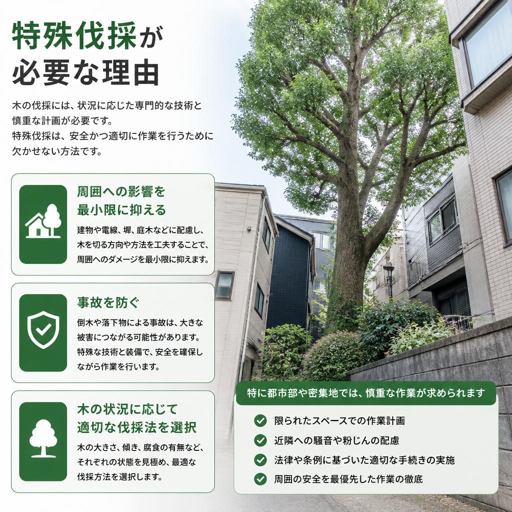 特殊伐採が必要な理由
